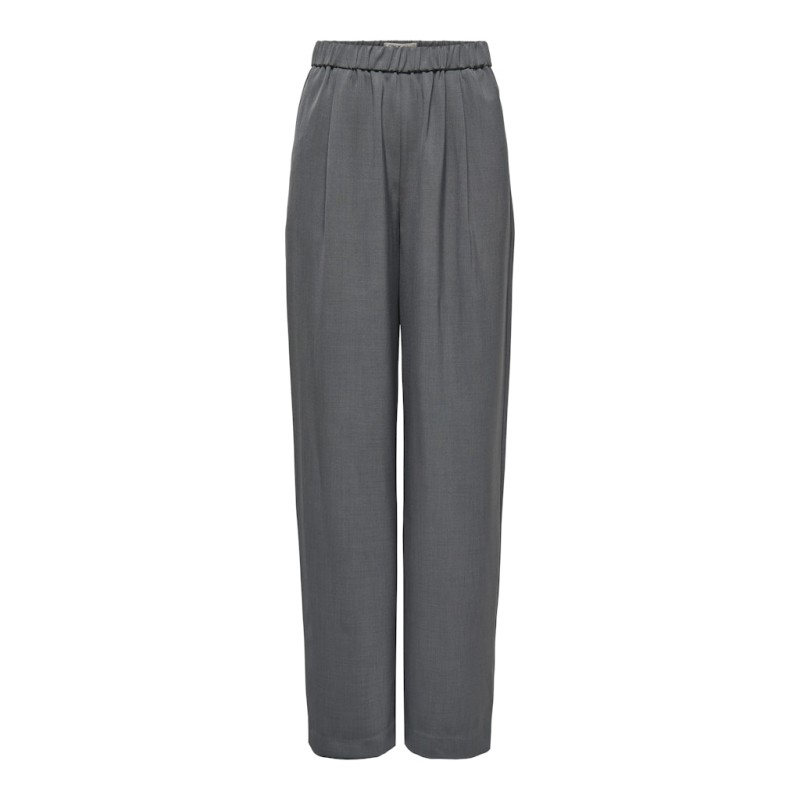 ONLY Svea HW Pull-Up Loose Bukser - Dark Grey Melange