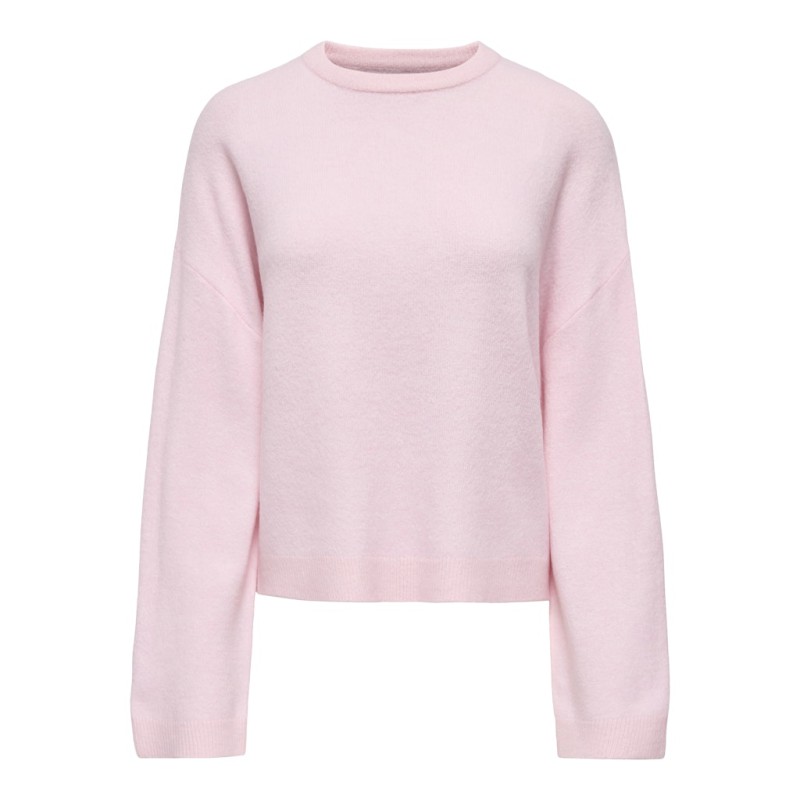 ONLY Simoni L/S rund Hals Strik - Potpurri