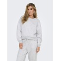 ONLY Best L/S Sweatshirt - Light Grey Melange