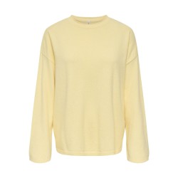 ONLY Loyal Amalio L/S Strik Pullover - Sunlight