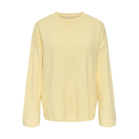 ONLY Loyal Amalio L/S Strik Pullover - Sunlight