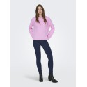 ONLY Loyal Amalio L/S Strik Pullover - Super Pink