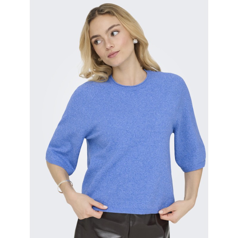 ONLY Loyal 2/4 Strik Pullover - Ultramarine