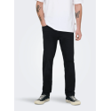 ONLY & SONS Weft Regular Jax Black Denim Jeans - Black Denim