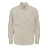 ONLY & SONS Fløjl Overshirt - Silver Linning