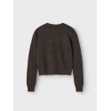 LMTD Lodet L/S Kort Strik - Chocolate brown