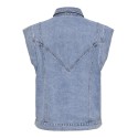 CARMAKOMA Kennedy Denim Vest - Medium Blue Denim