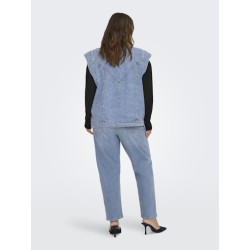 CARMAKOMA Kennedy Denim Vest - Medium Blue Denim