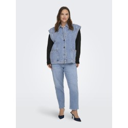 CARMAKOMA Kennedy Denim Vest - Medium Blue Denim