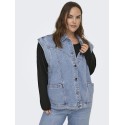 CARMAKOMA Kennedy Denim Vest - Medium Blue Denim