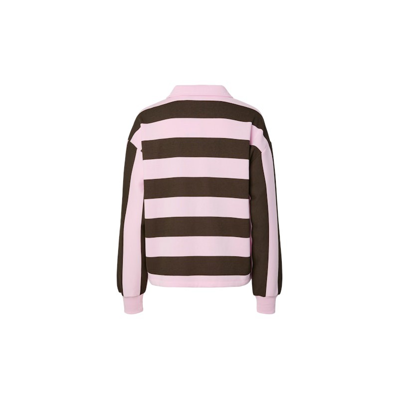 PIECES Filucca L/S Polo Shirt - Pink Tulle