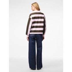 PIECES Filucca L/S Polo Shirt - Pink Tulle