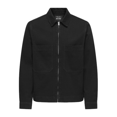 ONLY & SONS Cassel BOX Denim Jakke - Sort