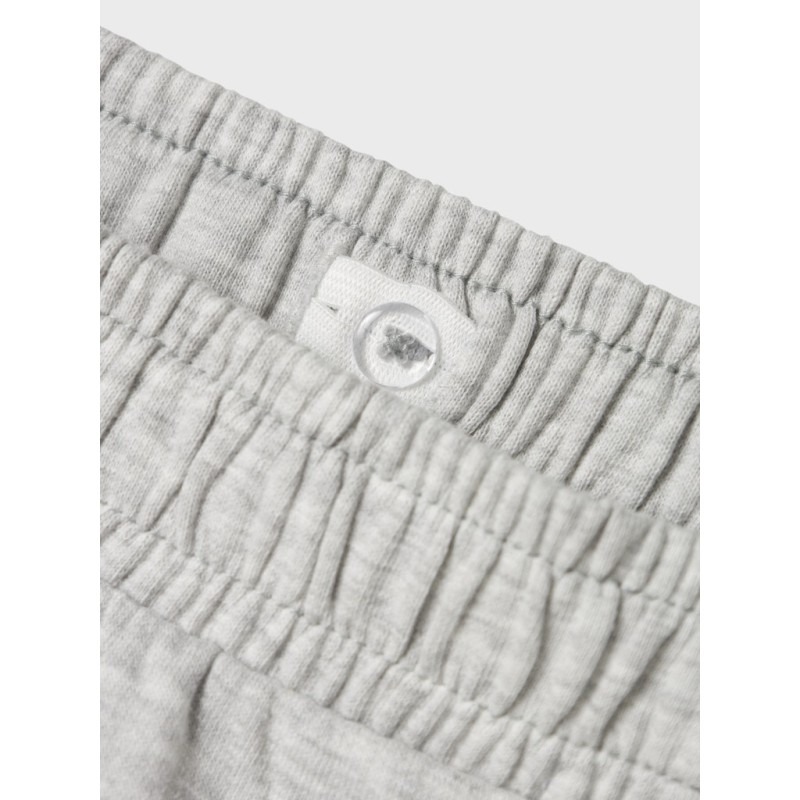 NAME IT Kids Mallo Straight Sweatpants - Light Grey Melange
