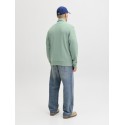 JACK & JONES SOHO Sweat Quarter Zip - Mineral Blue