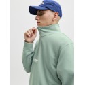 JACK & JONES SOHO Sweat Quarter Zip - Mineral Blue