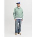 JACK & JONES SOHO Sweat Quarter Zip - Mineral Blue