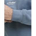 JACK & JONES SOHO Sweat Quarter Zip - Blue Mirage