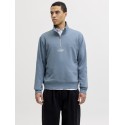 JACK & JONES SOHO Sweat Quarter Zip - Blue Mirage