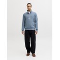 JACK & JONES SOHO Sweat Quarter Zip - Blue Mirage