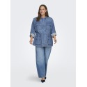 CARMAKOMA Kenya L/S Denim Jakke - Medium Blue Denim