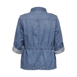 CARMAKOMA Kenya L/S Denim Jakke - Medium Blue Denim