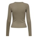 ONLY Val L/S O-Neck Top - Walnut