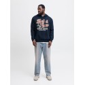 Jack & Jones PLUS Logo sweat hoodie COL 25/26 - Sky Captain
