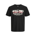 Jack & Jones PLUS Logo T-shirt - Sort