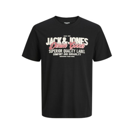 Jack & Jones PLUS Logo T-shirt - Sort