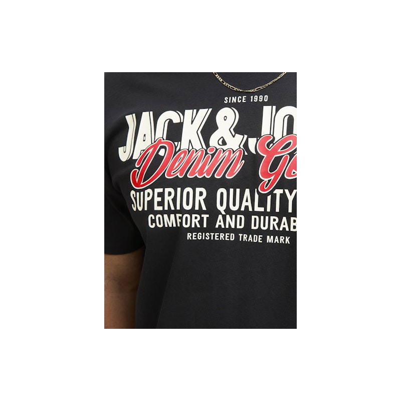 Jack & Jones PLUS Logo T-shirt - Sort