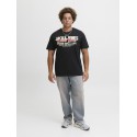 Jack & Jones PLUS Logo T-shirt - Sort