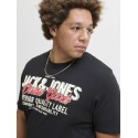 Jack & Jones PLUS Logo T-shirt - Sort