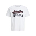 Jack & Jones PLUS Logo T-shirt - Cloud Dancer