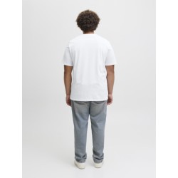 Jack & Jones PLUS Logo T-shirt - Cloud Dancer