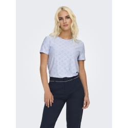 JDY Cathinka S/S Top - Kentucky Blue