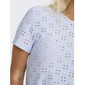 JDY Cathinka S/S Top - Kentucky Blue