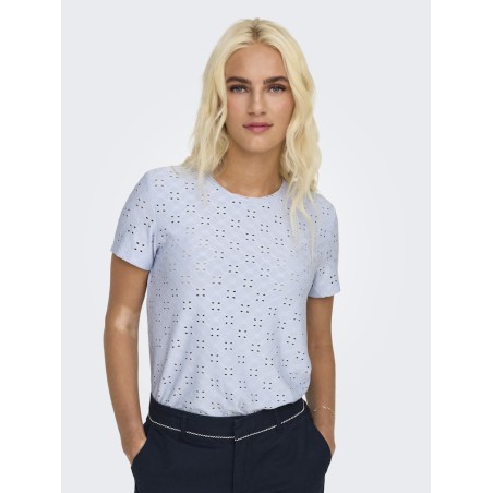 JDY Cathinka S/S Top - Kentucky Blue