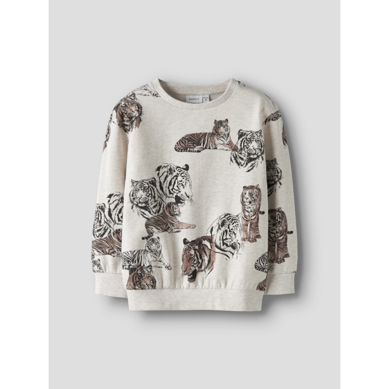 NAME IT Mini Thorne L/S Sweatshirt - Peyote Melange