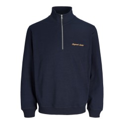 JACK & JONES Norrebro Broderet Sweatshirt - Sky Captain