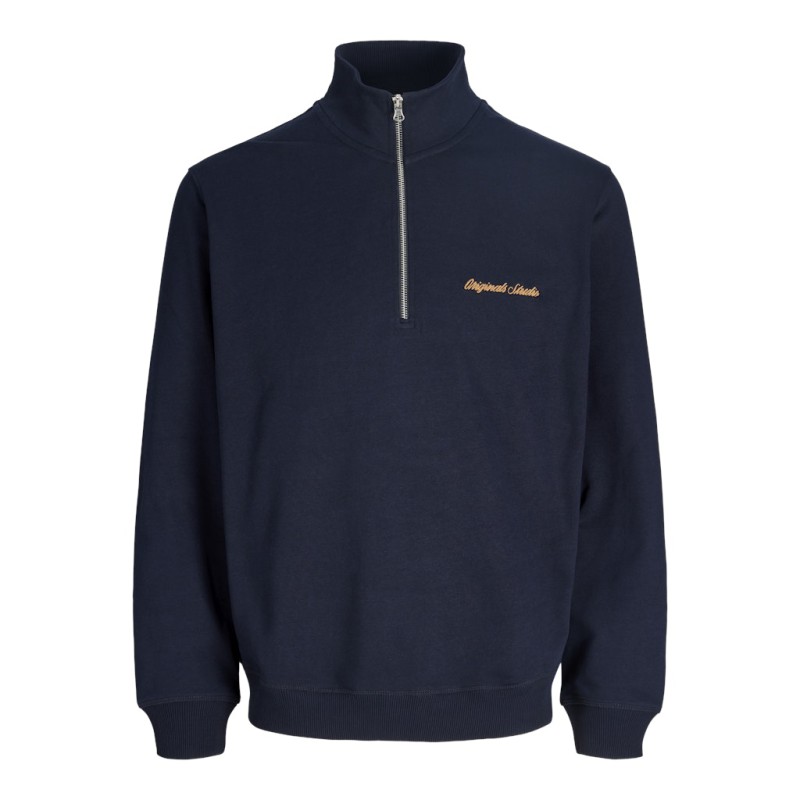 JACK & JONES Norrebro Broderet Sweatshirt - Sky Captain