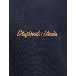 JACK & JONES Norrebro Broderet Sweatshirt - Sky Captain