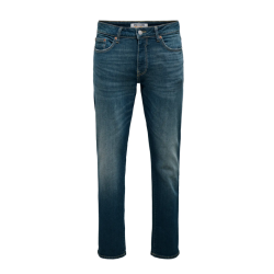 ONLY & SONS Weft Regular Tailered Jeans - Medium Blue Denim