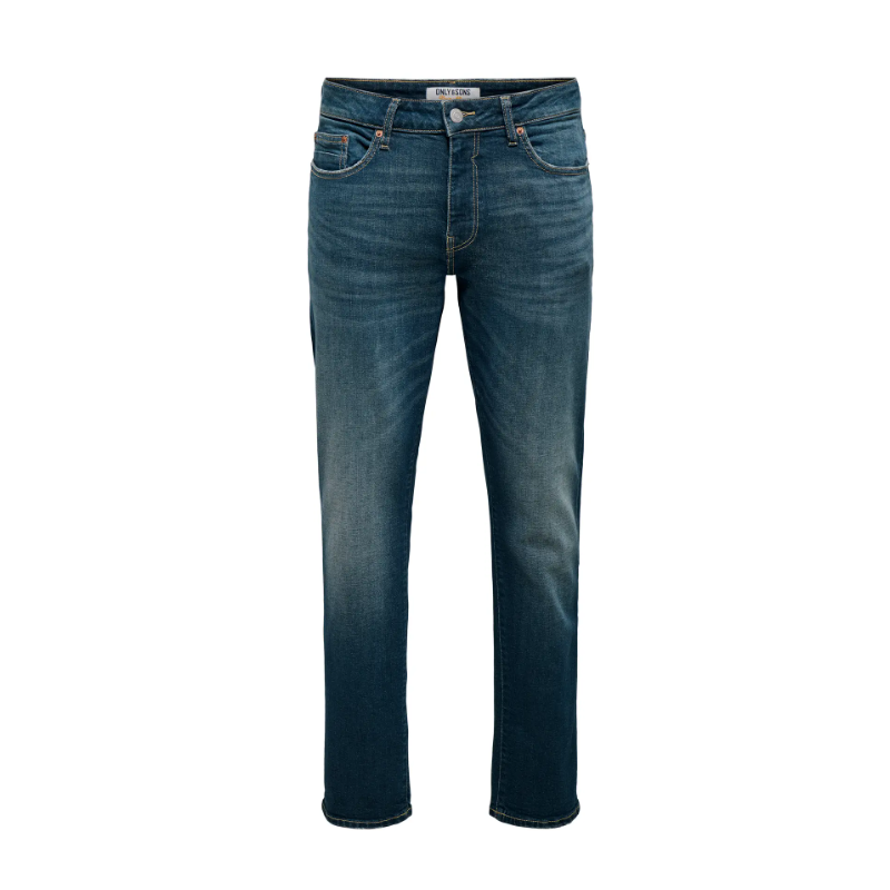 ONLY & SONS Weft Regular Tailered Jeans - Medium Blue Denim