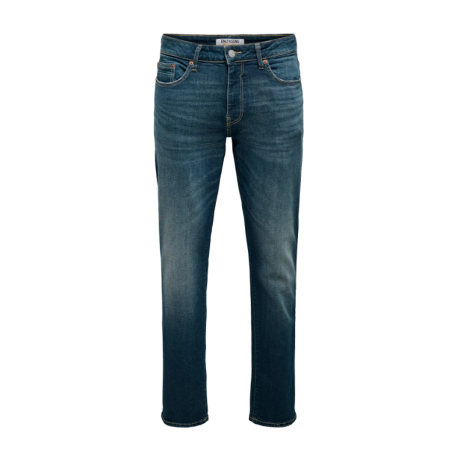 ONLY & SONS Weft Regular Tailered Jeans - Medium Blue Denim