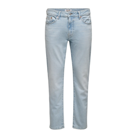 ONLY & SONS Weft Regular Tailered Jeans - Light Blue Denim