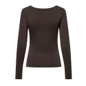 ONLY Lone 2-Way L/S Top - Chocolate Torte