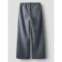 LMTD Luis Pleat Brede Bukser - Grey Melange