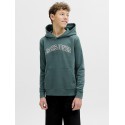 JACK & JONES JUNIOR Caleb Varsity Sweatshirt - Atlantic Deep