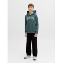 JACK & JONES JUNIOR Caleb Varsity Sweatshirt - Atlantic Deep